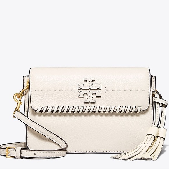 Tory Burch Handbags - Tory Burch McGraw Whipstitch Crossbody Bag in New Ivory